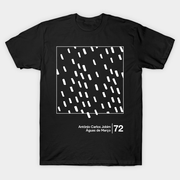 Antonio Carlos Jobim / Minimal Style Graphic Artwork Design T-Shirt by saudade